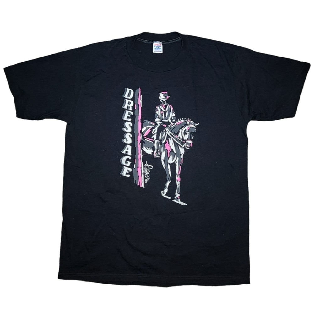 Vintage 80s dressage horse tee